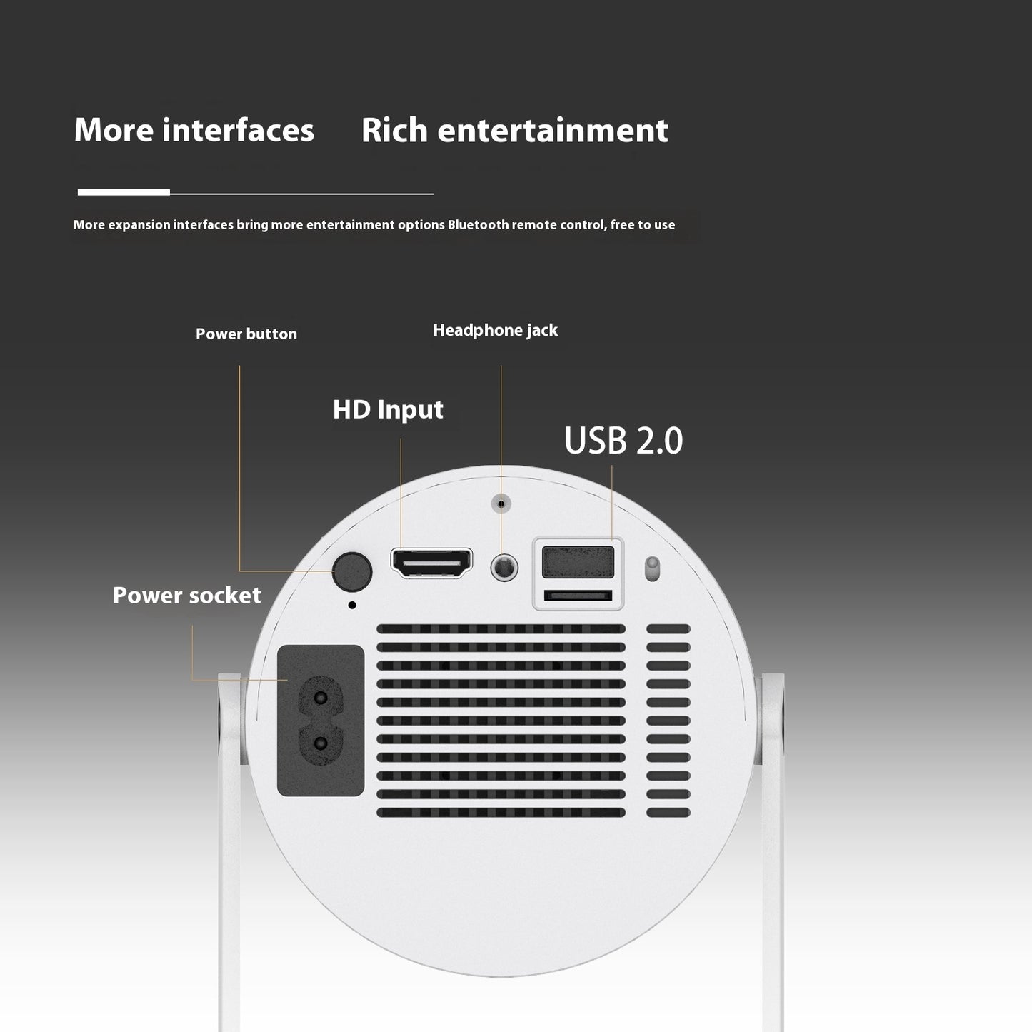 Mini Portable Projector | Small Straight Projector | ForgeFits