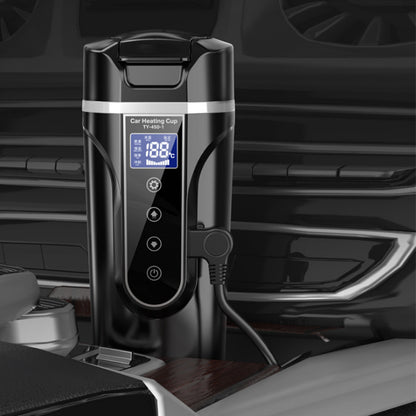 Portable Car Bottle Smart Touch Digital Display Insulated Cup Home Traveling Heating Cup Water Bottle