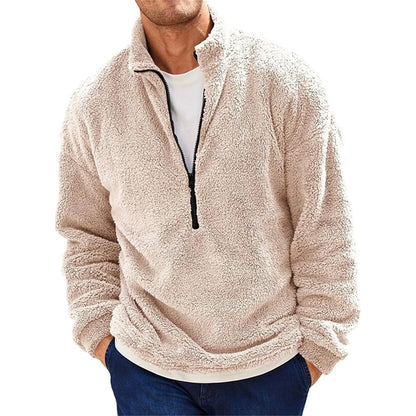 Men's Quarter Zip Pullover | Fuzzy Quarter-Zip Pullover | ForgeFits