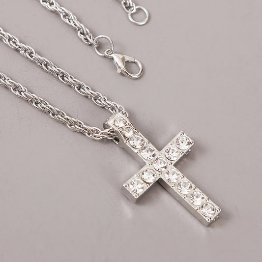 Cross Chain Necklace | Alloy Cross Chain | ForgeFits