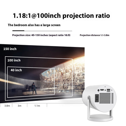 Mini Portable Projector | Small Straight Projector | ForgeFits